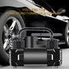 12V 150PSI Mini Dual Cylinder Heavy Duty Tire Inflator Electric Air Pump with LED Light Car Inflatable Auto Tool