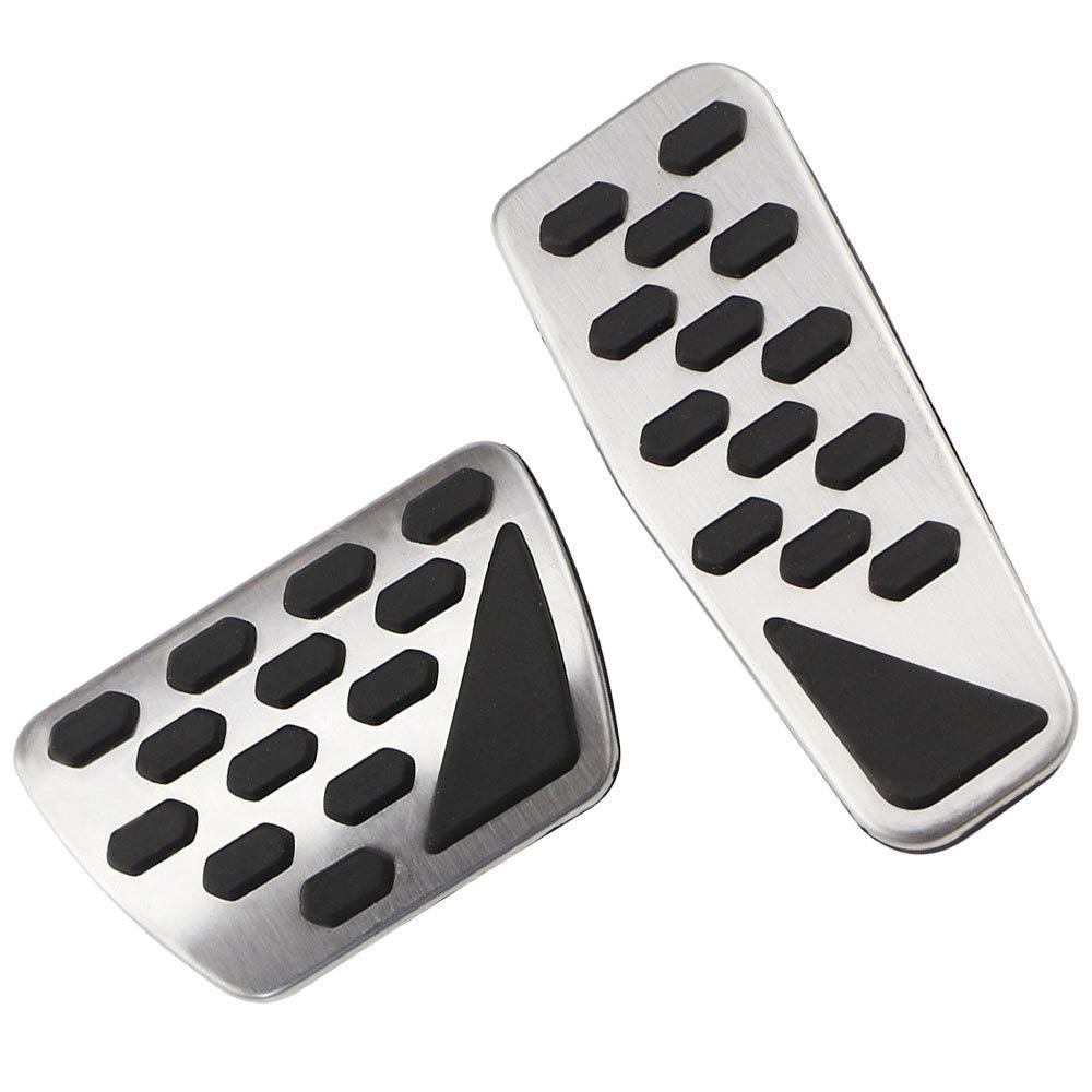 2 PCS Car Foot Pedals For Jeep Wrangler JL 2018     Gas Brake No Drilling Non-Slip Pedal Pads Cover Accessories 2PCS