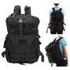 Waterproof Backpack Durable Nylon Mountaineering Equipment Bag for Outdoor ActivitiesBlack