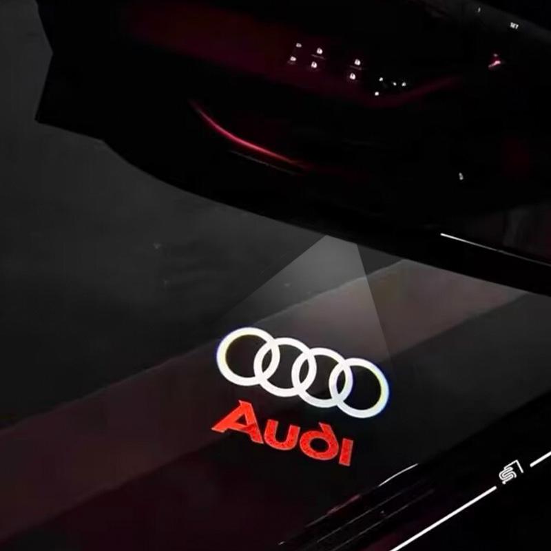 2Pcs Car Door Projector Logo Lamp Welcome Lights For a2 S Line RS quattro S4 S3 S5 S8 S7 S6 RS A6L A4L Q3 A3 Q7 A5 A8L A4 Q2