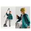 Kids Waterproof Hooded Long Sleeve Outdoor Jacket For Boys