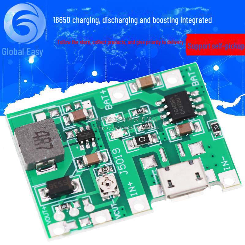 3.7V-9V Adjustable 5V 18650 Lithium Battery Charger Boost Module 2A.