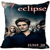 Die Twilight Saga Biss zum Morgengrauen Kissenbezug Schlafzimmer Haus Dekorativ Geschenk Kissenhülle Quadratisch Reißverschluss Kissenbezüge Satin Weich