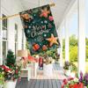 Festive Merry Christmas Double-Sided Garden Flag -  Outdoor Decoration, No Power Required, Vibran Material