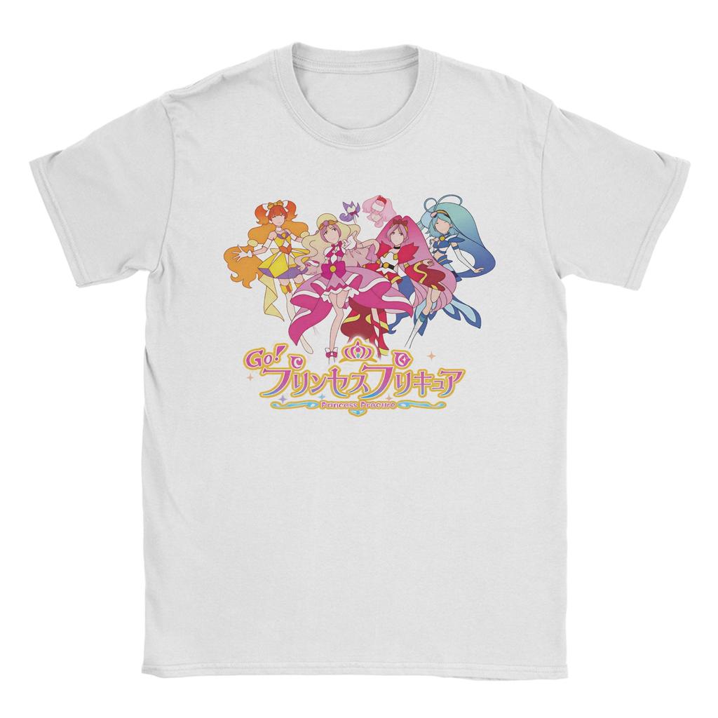 Novelty Anime Sky Precure Tshirt For Unisex Crew Neck Pure Cotton T Shirts Short Sleeve Tee Shirt Gift Idea Clothes
