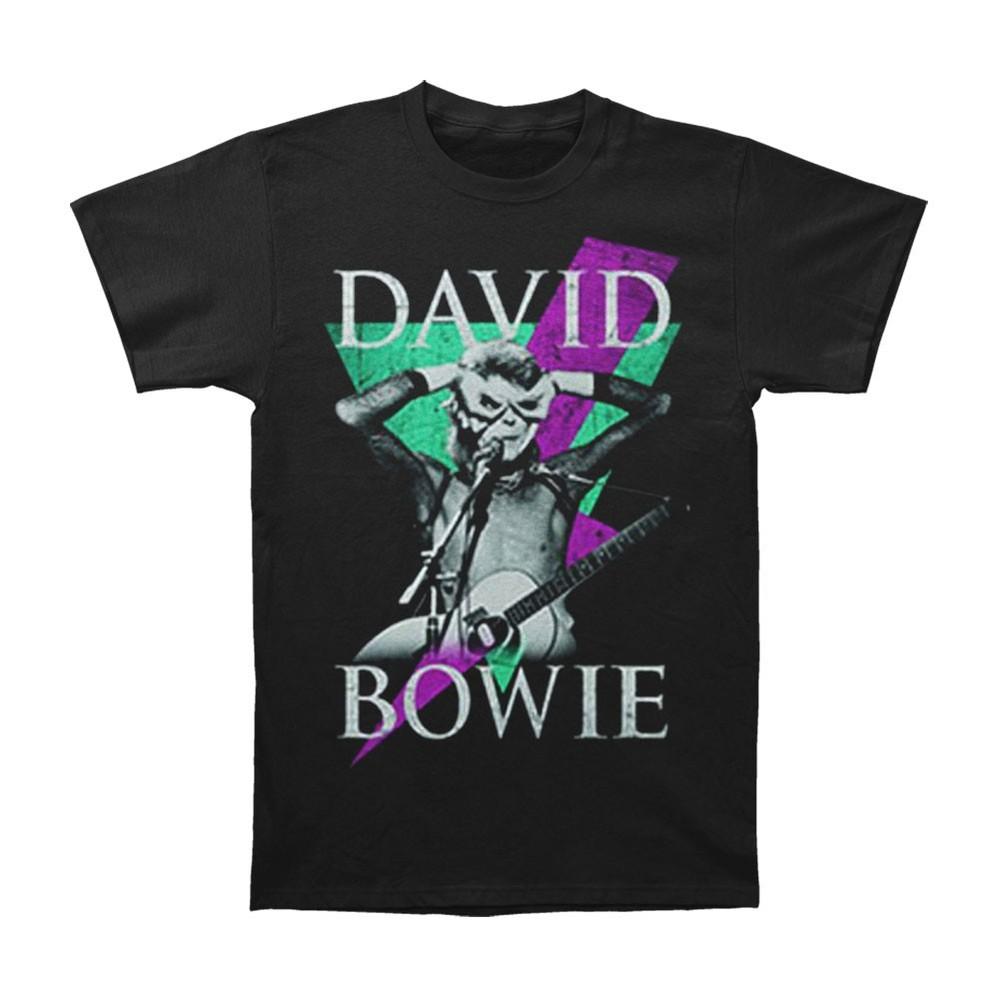 David Bowie Thunder T-shirt X-Large Black Unisex T-Shirt S