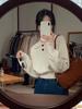 Korean-Style Women's Polo Collar Sweater - Summer Soft Knitwear