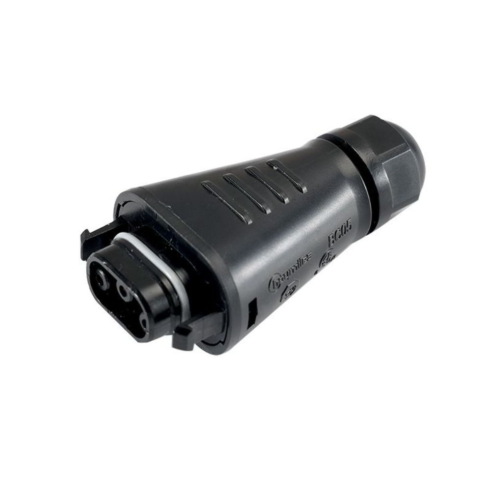Waterproof Field Connector 3Pin Electrical Connector Microinverter Adapter  Photovoltaic Systems