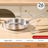304 Stainless Steel Non-stick Frying Pan for Induction Cookers