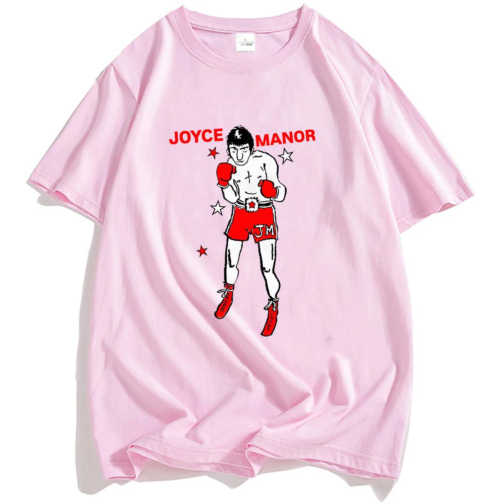 Boxer Printed Tshirts Group JOYCE MANOR Graphic T-shirt Short Sleeve Cotton T Shirt Unisex Clothing