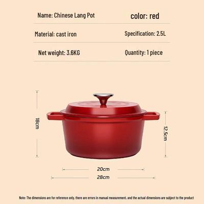 Robam Enamel Cast Iron Micro-Pressure Soup Pot
