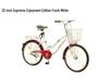 22-inch Unisex Bicycle for Commuting and Student Use - Lightweight, Medium and Large Sizes, Suitable for Cycling
