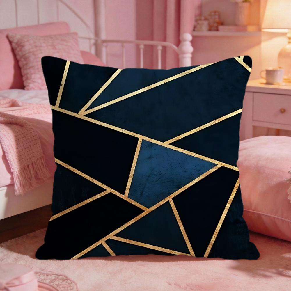 DecorTriangleS Cushion Cover Premium Comfort Reversible Pillow Cove Two In One Design for Any Room  Car Interior