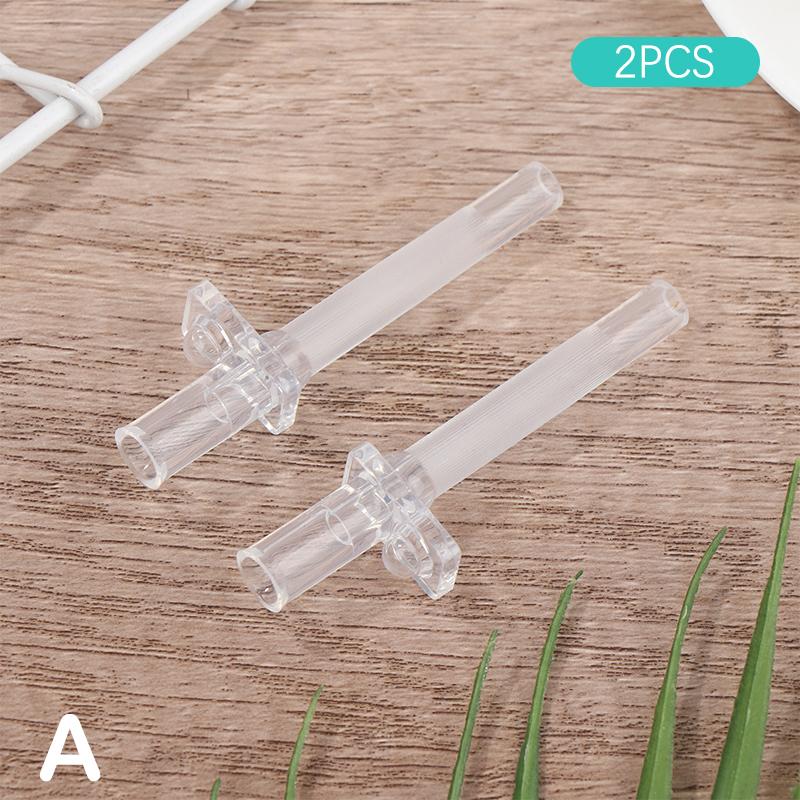 2Pcs Replacable Children Bottle Straws Liquid Silicone Feeding Sippy Drink Cup Accessories For Baby Children Bottle