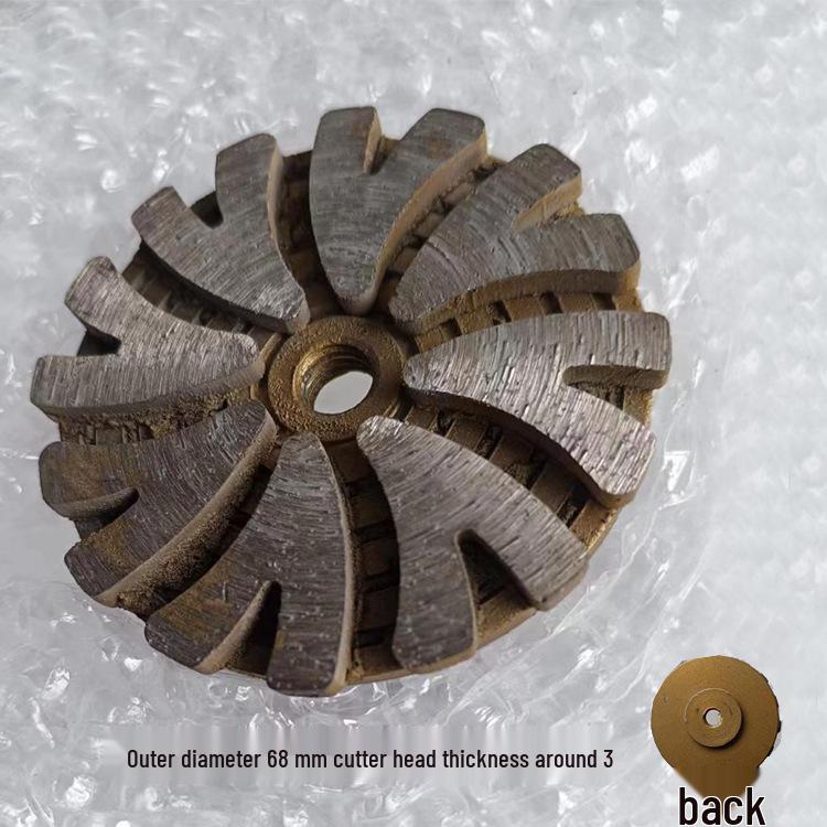 Disco de Esmerilhar com Diamante Sinterizado Grão 46 para Rebarbadoras - Disco de Carborundo para Pedra, Mármore, Limpeza e Esmerilhamento a Seco