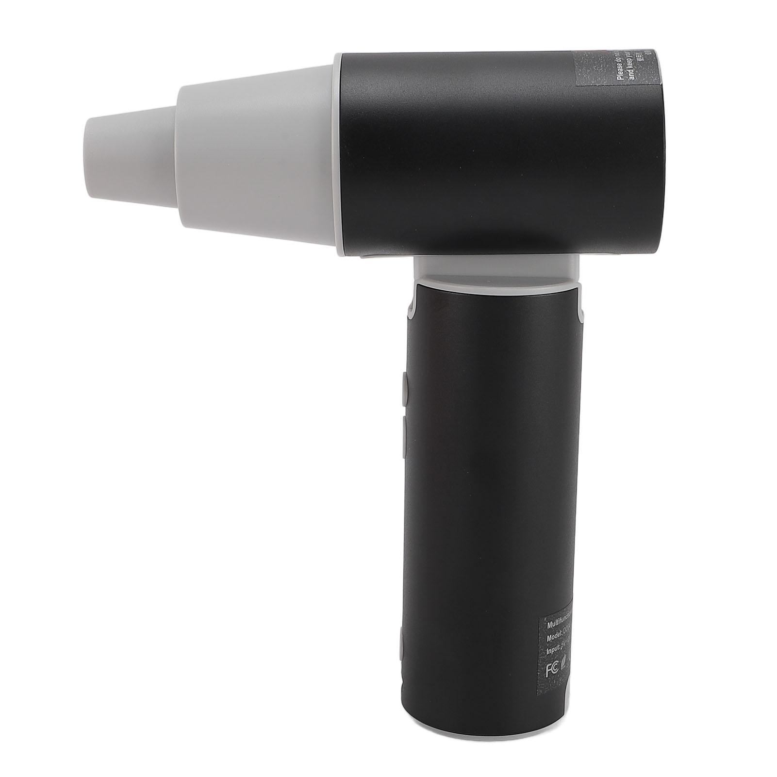 

Воздуходувка с бесщеточным двигателем, несколько насадок, 110000 об/мин, 5 передач, 4400 мАч, воздуходувка для пыли чёрный