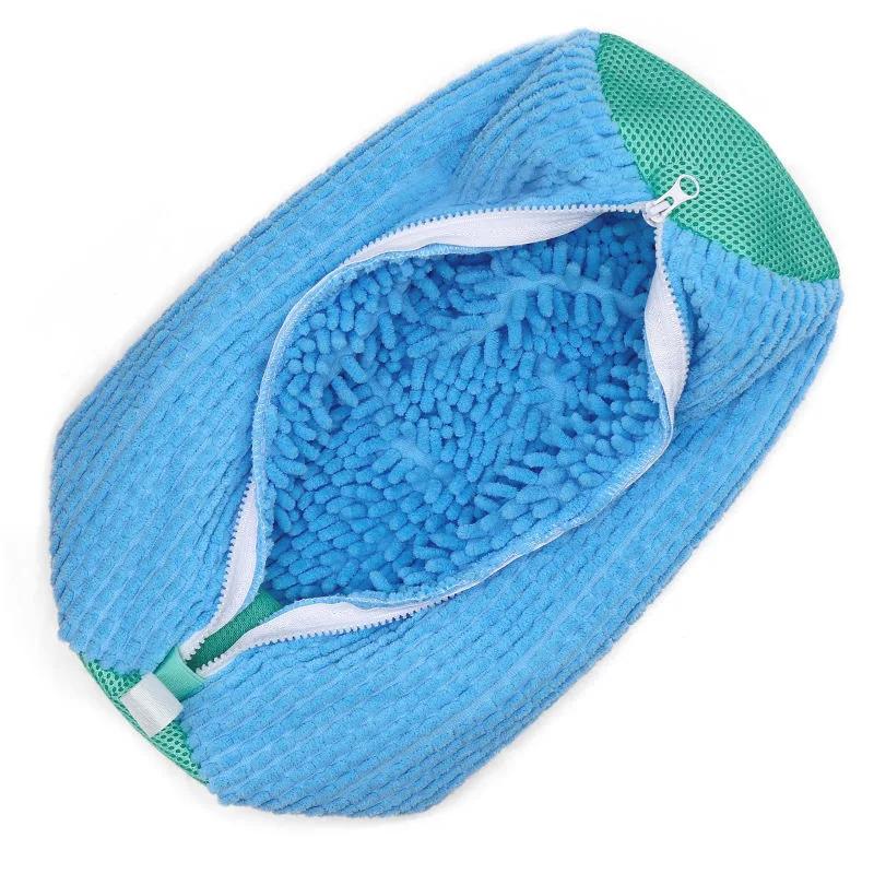 Cotton Laundry Washing Shoes Bag Easy Dirt Removal Anti-Deformation Shoe & Clothes Organizer Fibers for Home & Kitchen