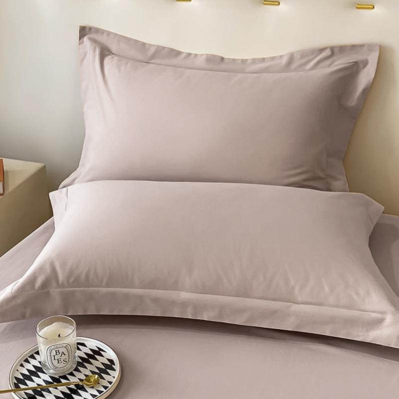 2025 Pure Cotton Brushed Pillowcase Pair, Washable 48x74cm, Home Pillow Cover