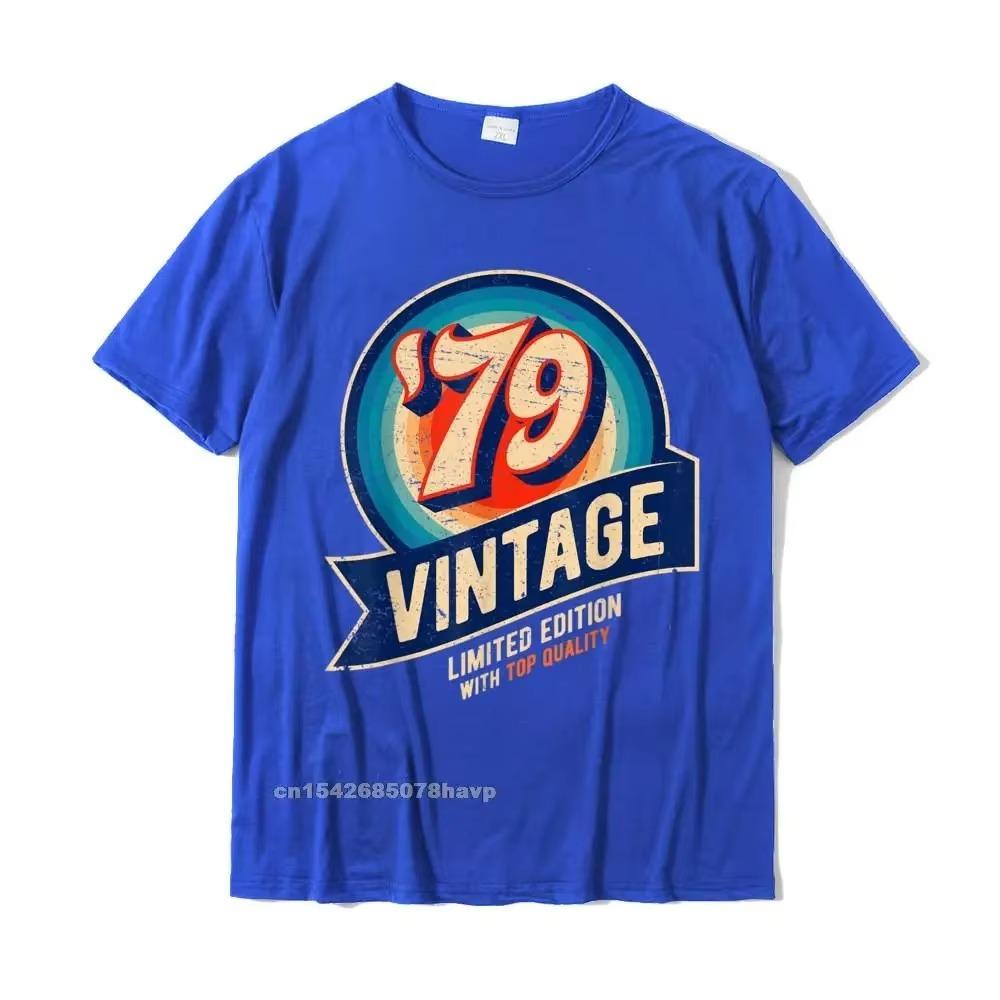 1979 Vintage 41st Birthday Retro Graphic T-Shirt T Shirt T Shirt Retro Cotton Camisa Casual Men's