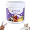 Ear Care Finger Pads For Dogs & Cats Especially Soft & Mild Disposable Cleaning Pads Dog Ear Cleaner Ear Care Rubber Mats Dog