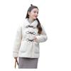 Women's  Winter Lamb Wool Fur Coat Thickened Warm Short Loose Slim Korean Style Outerwear