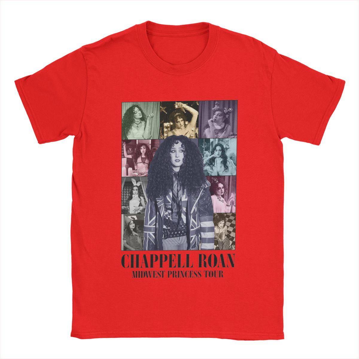 

Chappell Roan The Eras Tour Футболка Мерч Мужская Женская Чистый Хлопок Винтажная Футболка С Коротким Рукавом Одежда Идея для Подарка S
