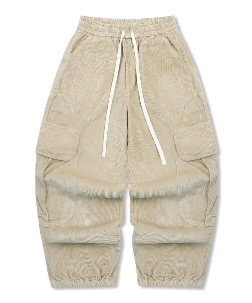 XTONZ Xp313 Chestnut Balloon Corduroy Pants (Beige)