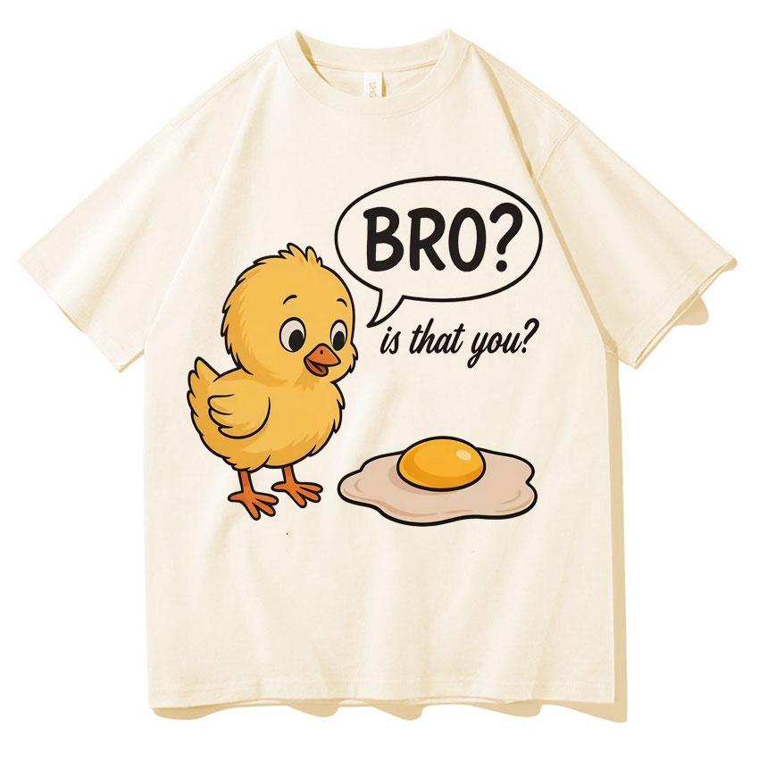 That You Funny Chick and Egg T Shirt Pop Casual Tops Hot Sale Crewneck Tshrit Unisex Breathable Comfortable Gothic Tee Teenagers