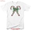 Candy Canes Adult Regular Fit T Shirt Vintage Washed Fashion Streetwear Comfortable Top For Everyday Wear Graphic Unisex Casual