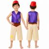 Aladdin Prince Halloween Costume Boys Cosplay Outfit Stage Play Performance Suit