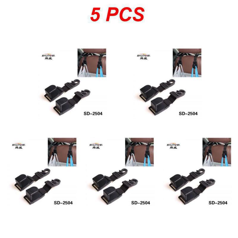 1/3/5PCS Backseat Hook Durable Easy Installation Stylish Innovative Car Hooks Innovative Top-rated Car Organizers Car Hook