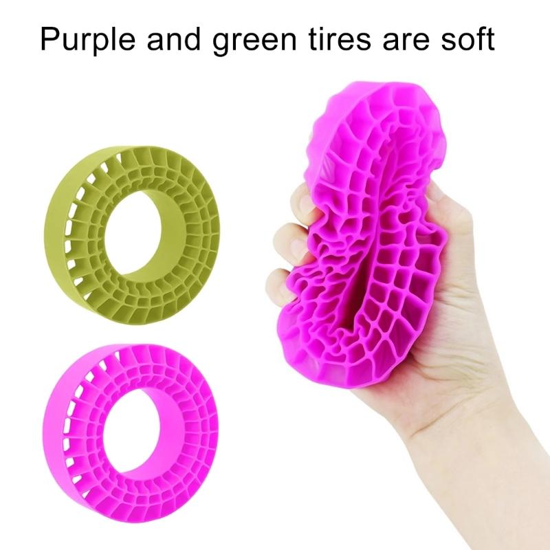 Pack of 4 Silicone Rubber Cushioning for 108mm for 1.9" Remote Control Tire Insert for Improved Grip