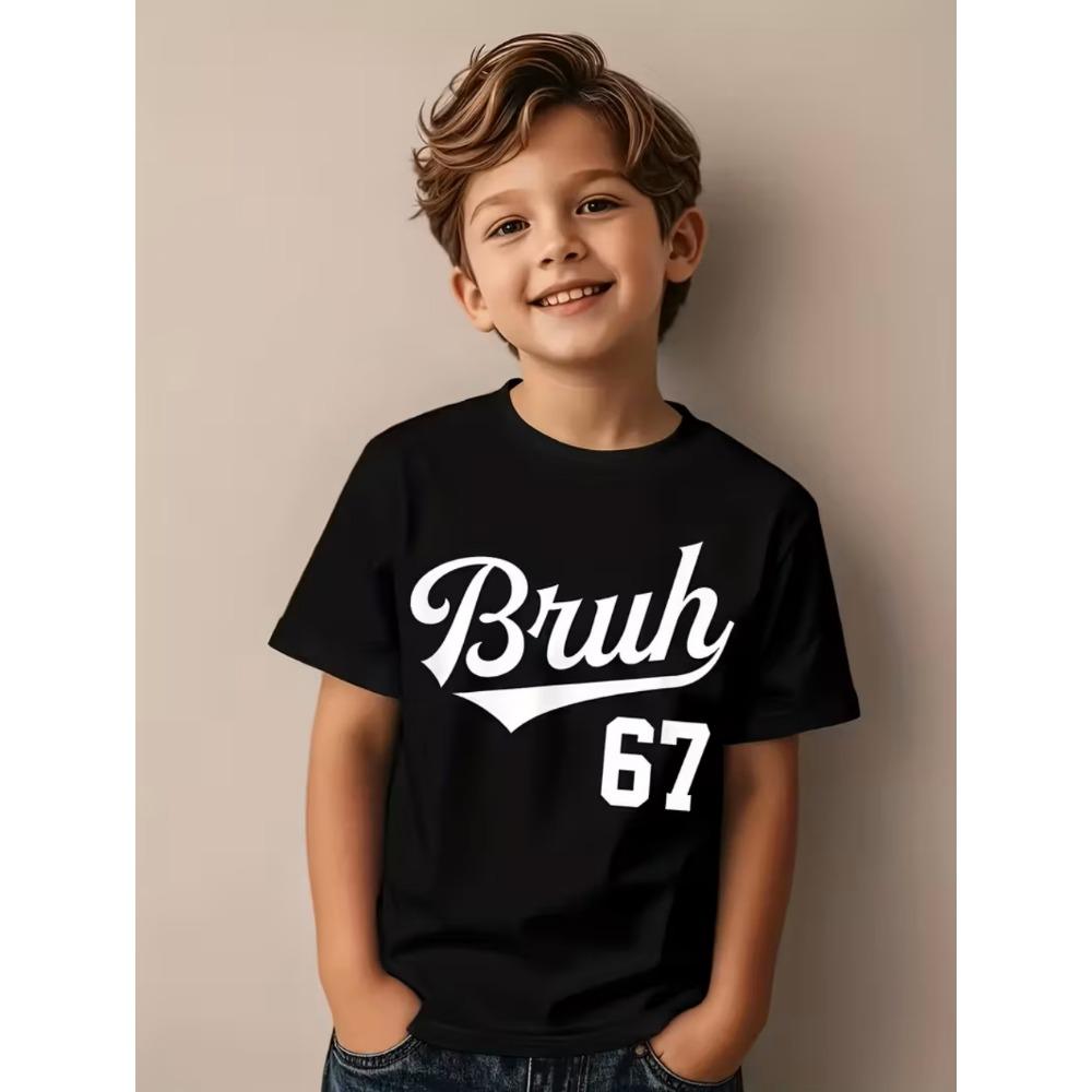 Fun children's T-shirts, chaotic and humorous games, novelty gifts for T-shirts, boys' tops, fashionable children's clothing
