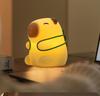 Capybara Silicone Night Light: Children's Seven-Color Bedside Lamp