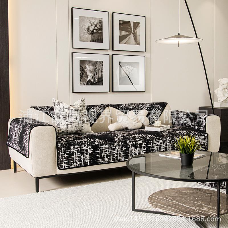

New Sofa Cushion Thickened Non-Slip Seat Cushion In Autumn And Winter, Simple Modern Living Room Sofa Cover Cover Cloth Towel 70*70cm