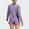 Adidas Ultimate Sweatshirt With Solid Color Logo Long Sleeve T-Shirt Women Tops Purple IM1881