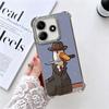 Funny Cartoon Goose Game Plating Phone Case For Xiaomi Redmi Note 14 15 Pro Plus 13 12 11 11S 11T 10 9S 9 5G Anti-Fall Airabag C