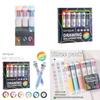 Color Pressbutton Ballpoint Pen With Sketching And Drawing For Students