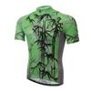 Mens Cycling Jersey Short Sleeve Breathable Quick-Dry Bike Sport Shirt Riding Apparel