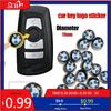 BWY1 Car Sticker 11/14mm Car Key Sticker Logo Car Key Sticker Emblem For X1 X3 X5 X6 X7 1 3 5 6 7 Series G20 G30 G11 F15 F16 G01