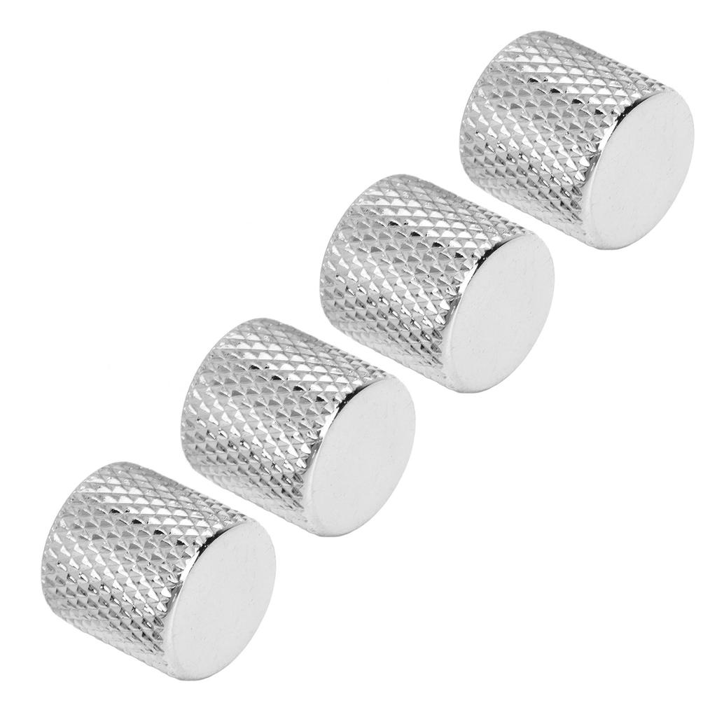 4Pcs Potentiometer Knob Wide Compatibility Strong Delicate Electric Guitar Control Knob