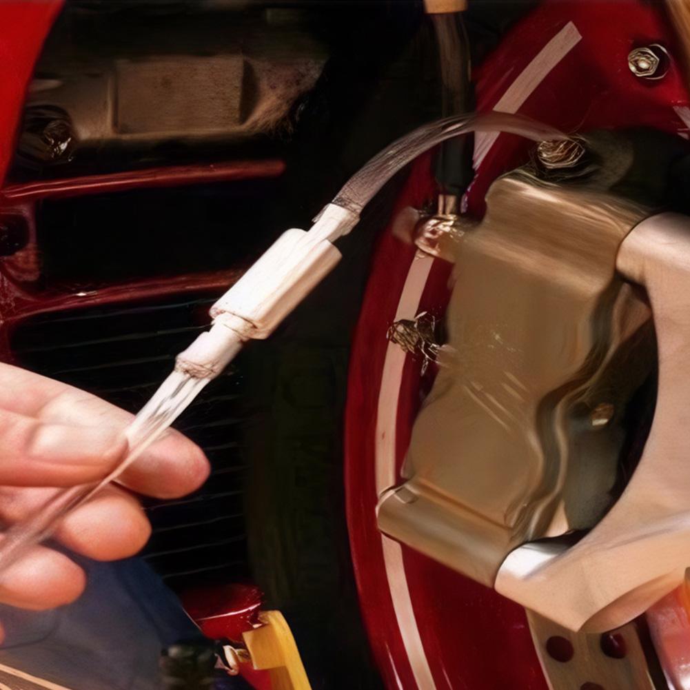 Motorcycle Clutch Brake Bleeder Hose One Way Valve Tube Bleeding Tool for Motorcycle Clutch
