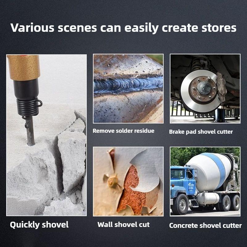 Multi Functional 150 Pneumatic Scraper Impact Hammer Air Shovel Tool Air Shovel Pneumatic Impact Pick Air Rust Remover Gun Head