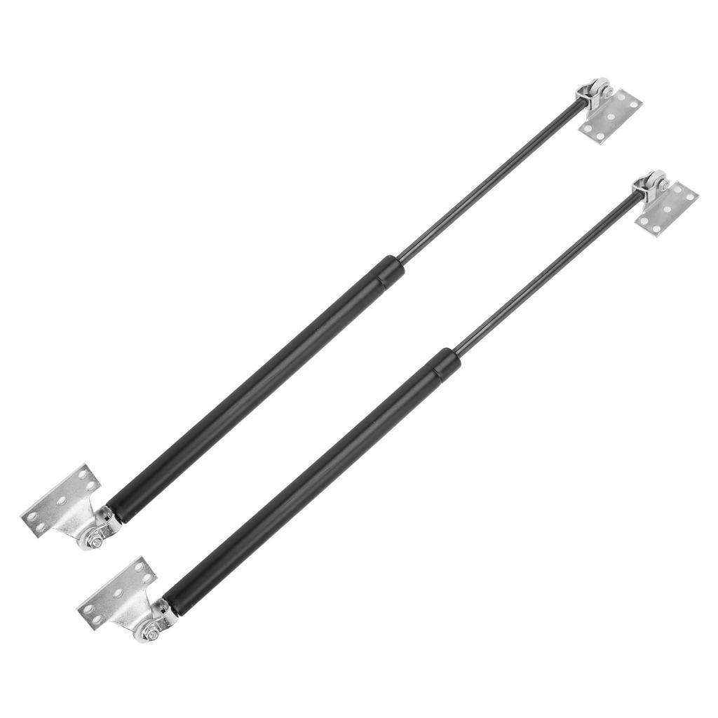 2pcs Hydraulic Lift Support Length 60cm 23.6in Black for Car Tatami Cabinet Window
