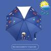 Children's Umbrella Boys All-Weather Umbrella Primary School Students Girl Princess Kindergarten Safety Semi-automatic Long Handle Lightweight Small