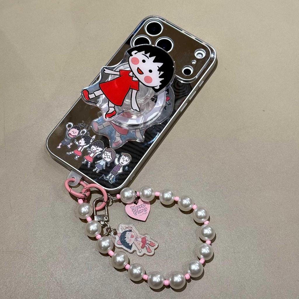 Chibi Maruko-chan iPhone 17 Pro Max Magnetic Protective Case - Cute Cartoon Cover, Apple Compatible