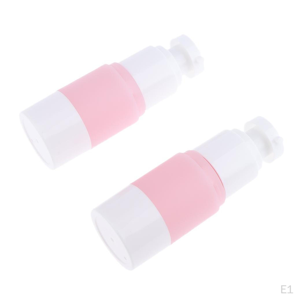 2 ks, Přenosné, Vakuové, Kosmetické Make-up, Sterilní Bezvzduchová Pumpa, Sprejové Lahvičky 15/30/50/100 ml