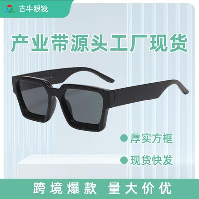 Thick Frame Sunglasses Trendy Box Glasses Personalized Sunglasses 2317 Deal Low
