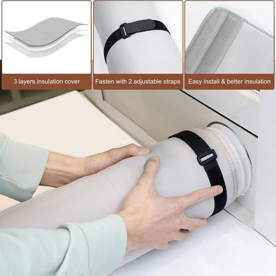 Hot Summer Ac Hose Insulation Wrap with Adjustable Straps Insulated Air Conditioner Hose Pipe Vent Cover Fast Shipping