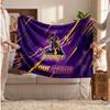 Melbourne Storm Flannel Blanket, Custom Name Text Personalized Soft Throw Blanket Home Decor Gift
